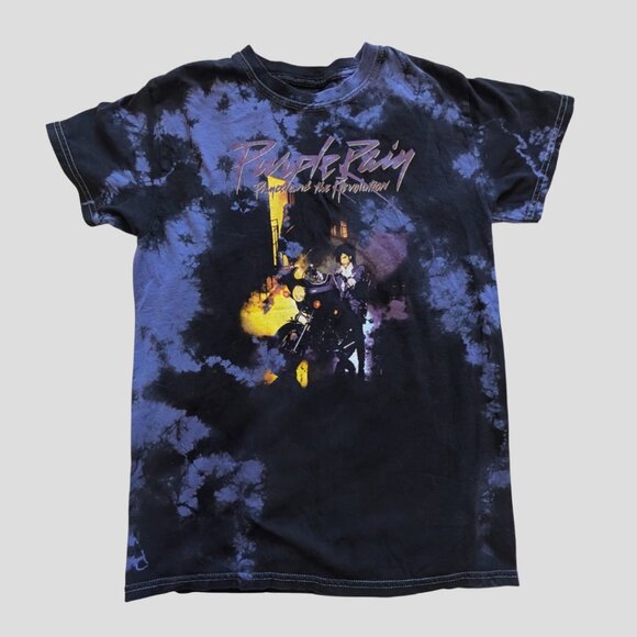 2 for $20 Vintage Prince "Purple Rain" Tie-Dye T-Shirt – Size Small - Picture 1 of 3